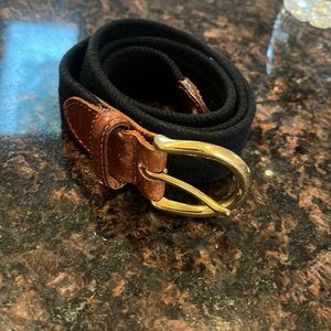 Talbots Size S Black Elastic Belt